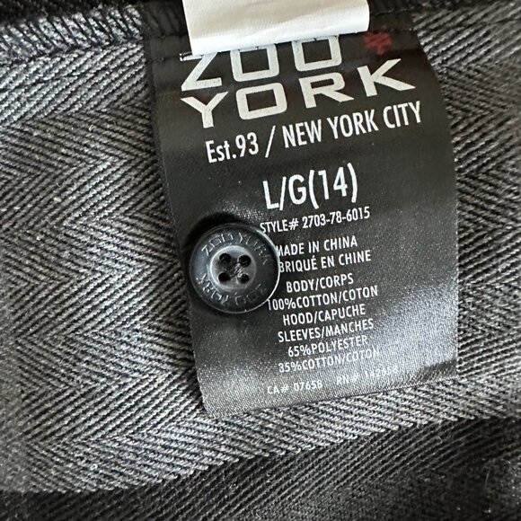 Zoo York Hooded Plaid Shirt - Youth - Picture 5 of 5